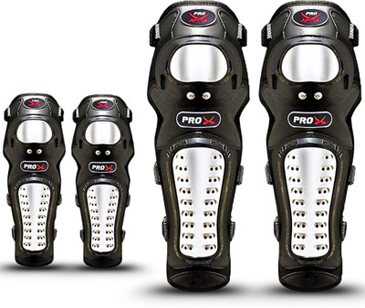 AutoPowerz Knee & Elbow Protective Guard Knee Guard, Elbow Guard Free Black(Pack of 4)
