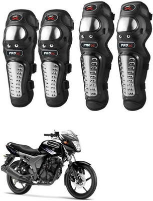 Znee Smart Knee Guard, Elbow Guard Free Black(Pack of 4)