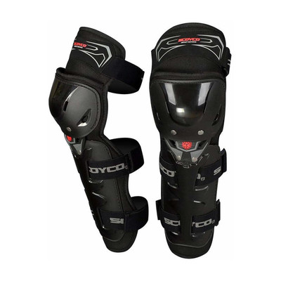SCOYCO K11 Adjustable Knee and Shin Protection Guard with Pads Flexible Breathable Knee Guard Free Black(Pack of 4)