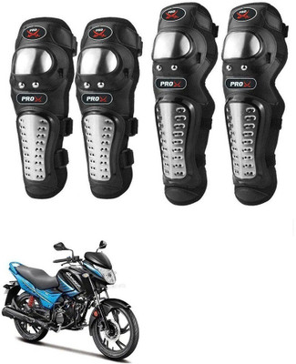 Znee Smart Knee Guard, Elbow Guard Free Black(Pack of 4)