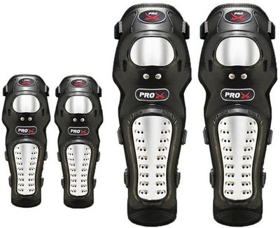 ASRYD 4Pcs/Set Motorcycle Kneepad Stainless Steel Moto Elbow Knee Pads Protective Rider Knee Slider