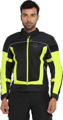 ROYAL ENFIELD Explorer V4 Riding Jacket with Back, Shoulder & Elbow Armors and Rain Jacket Riding Protective Jacket(Green, M)