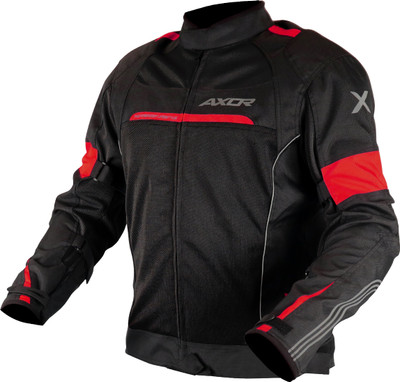 Axor Cruise 2 Riding Protective Jacket(Black, Red, XL)