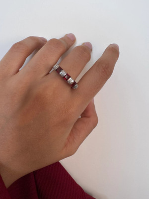 Carillon Jewelry Sterling Silver Garnet Ring