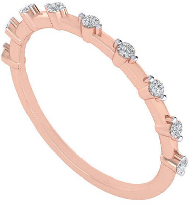 Diamtrendz Jewels Sterling Silver Cubic Zirconia Gold Plated Ring