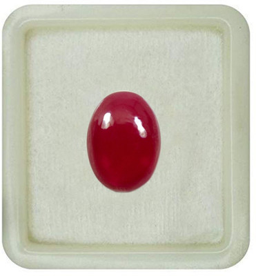 55Carat Natural Ruby Manik 9.25 Ratti 8.36 Carat Cabochon Oval Shape 1 Pcs For Stone Ruby Ring