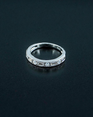 RICHLOOK Alloy Diamond Silver Plated Ring