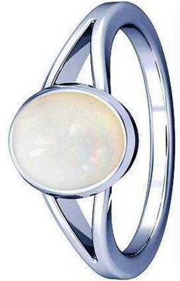 RSPR Stone Opal Silver Plated Ring