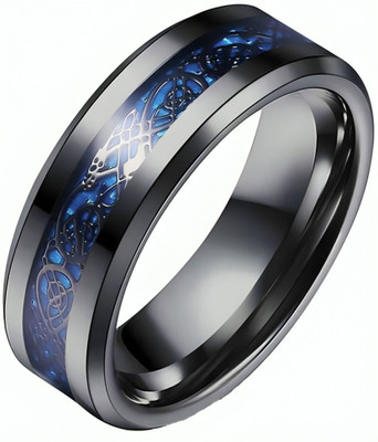 Krullers Stainless Steel Titanium Plated Ring