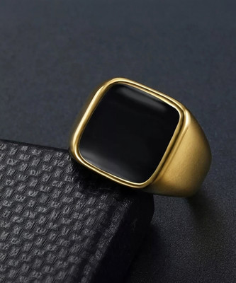 Vipunj VEDANSH ENTERPRISES STYLISH GOLD,SILVER &TITANIUM PLATED RINGS Brass Zircon Gold Plated Ring