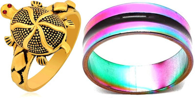 Dynamic Retail Global Set 1 Ring for Men & Women, Multicolor Alloy Ring