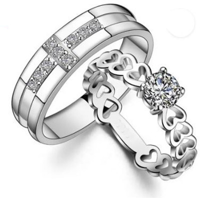 M Men Style Stainless Steel Ring Set