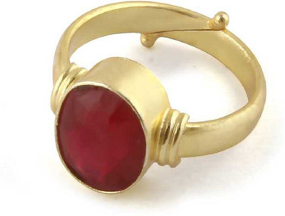 GenZcomplex rubyring192_FW Stone Ruby Gold Plated Ring