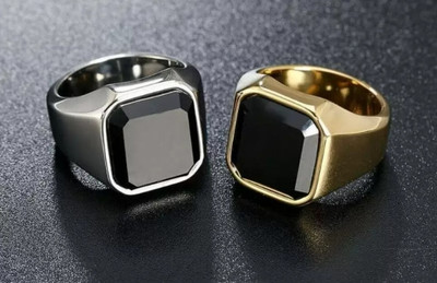 Neerajyoti Brass Gold Plated Ring Set