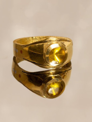 Ringry Ashtadhatu Paramani Gold Plated Mercury Brass Gold Plated Ring