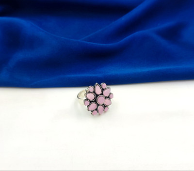 DVASU Brass Silver Plated Ring