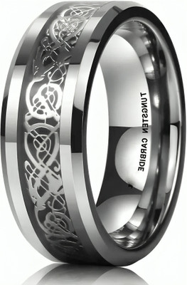 Krullers Stainless Steel Titanium Plated Ring
