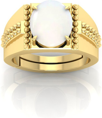 TODANI JEMS 12.25 Ratti Opal Gemstone Adjustable Ring With Lab CertificateG Stone Opal Ring