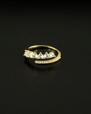 RICHLOOK Alloy Diamond Gold Plated Ring