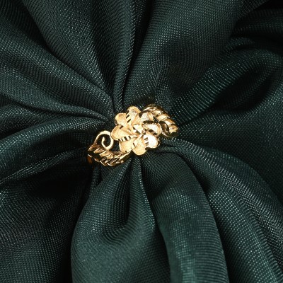 AanyaCentric Ring For Girls Women Latest Stylish Design Trendy Fashion Brass Gold Plated Ring