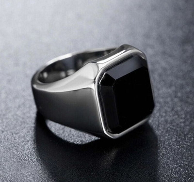 Neerajyoti Stainless Steel Silver Plated Ring