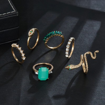 Fashion Frill Alloy Gold Plated Ring