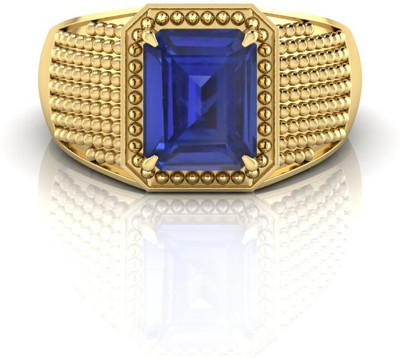 Pranjal Gems Shell Sapphire Ring
