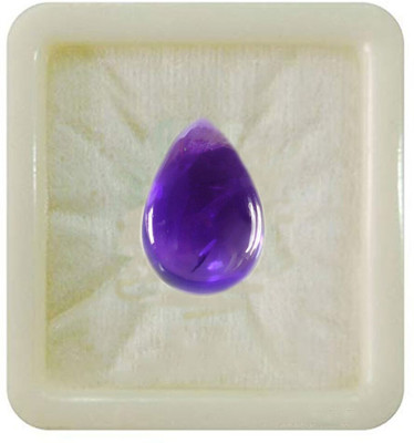 55Carat Natural Amethyst 3.25 Ratti 2.95 Carat Cabochon Pear Jamunia Ratan 1 Pcs For Stone Amethyst Ring