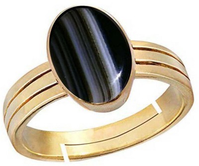 PTM Sulemani Hakik 6.25 Ratti or 5.50 Ct Panchdhatu (5 Metal) Women Adjustable Stone Ring