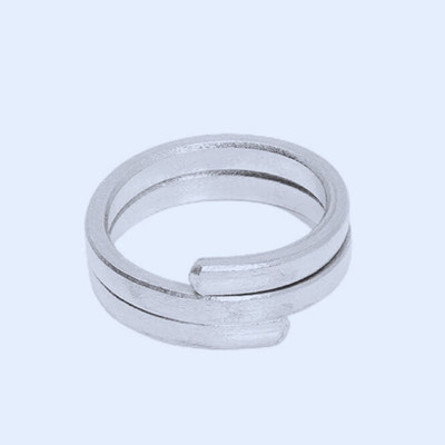 URBANPUJAN Ranga Ring for Men & Women | Adjustable Free Size Tin Challa | Lab Tested Metal Silver Plated Ring