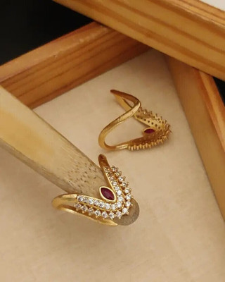 Shree Shyam Jewells 925 Silver Zircon Stylish Ring for Women | Rhodium Finish | 6M Warranty Sterling Silver Cubic Zirconia Sterling Silver Plated Ring