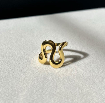 TBS Stainless Steel Gold Plated Ring