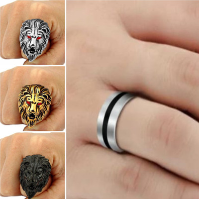 Vedansh Stylish Rings Alloy Gold, Titanium, Sterling Silver Plated Ring Set