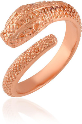 Dzinetrendz Pure Copper Snake finger ring Nag Challa Adjustable Copper Copper Plated Ring
