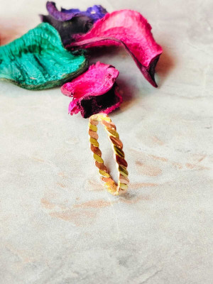 Vanishree World Pure Copper Stylish ring for men and women Copper Ring