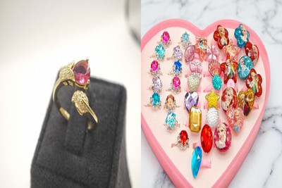 sapraa trends Finger Ring Copper Gold Plated Ring