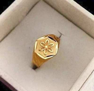 TMRcreation Brass Gold Plated Ring