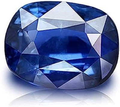 Akshita gems Akshita Gems 7.25 Ratti 6.00 Crt Natural Blue Sapphire NEELAM Stone Ceylon Stone Sapphire Ring