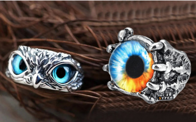 Owl eye ring sale