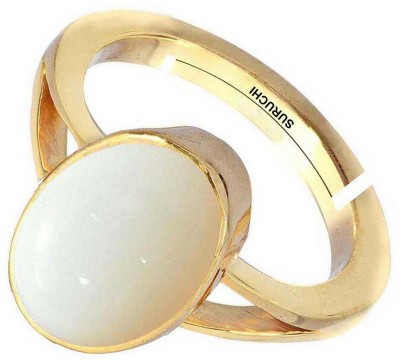 Suruchi Gems & Jewels Natural Opal 4.25 Ratti or 4 Ct Gemstone Panchdhatu (5 Metal) Men Adjustable Stone Opal Ring