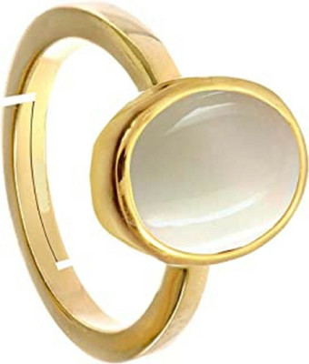 Sidharth Gems Stone Opal Gold Plated Ring