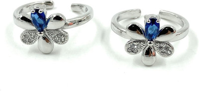 VRINDAM JEWELLERS Adjustable 925 Silver Bichiya | Toe Rings for Women | Traditional Silver Toe Ring