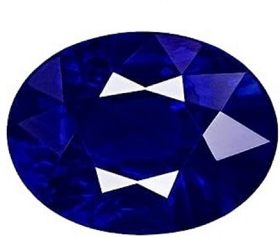 SIDHGEMS 7.25 Ratti 6.25 Crt Ceylone Blue Sapphire Neelam Stone Original Certified Stone Sapphire Ring