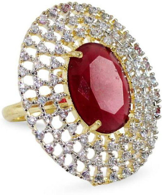 Shyury Alloy Diamond Silver Plated Ring