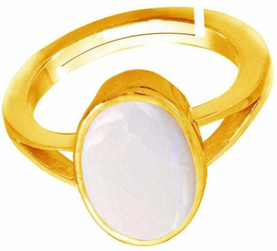 Gemzonite Alloy Opal Gold Plated Ring