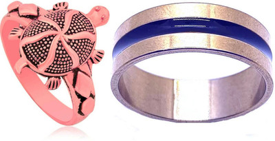 Dynamic Retail Global Set 1 Ring for Men & Women, Silver Alloy Ring