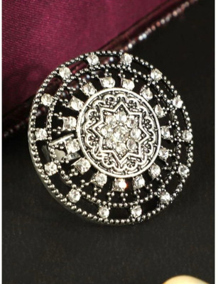 STYYLO FASHION RNG-M-20134-SIL-SF Alloy Cubic Zirconia Silver Plated Ring