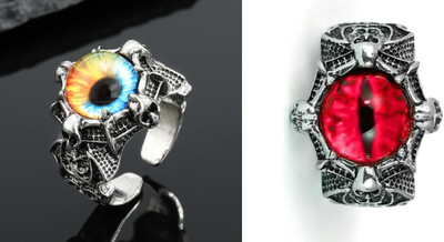 Teeragaj stainless Steel Wedding Style Rings For Lovers, Couples, Husband Wife Alloy Silver Plated Ring Set