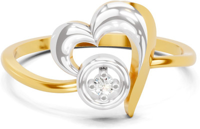 Sparq Certified Lab Grown Diamond & BIS Hallmark Sterling Silver Gold Plated Ring