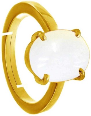 Gemzonite Alloy Opal Gold Plated Ring